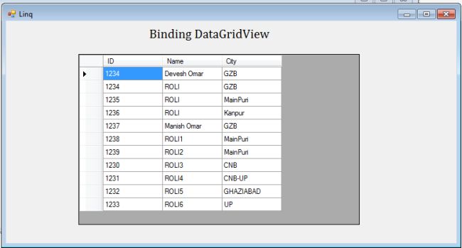 Binding with Generic List